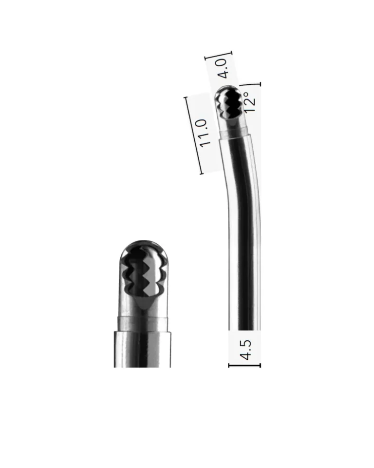 Cuchilla angulada 12° para microdebrider